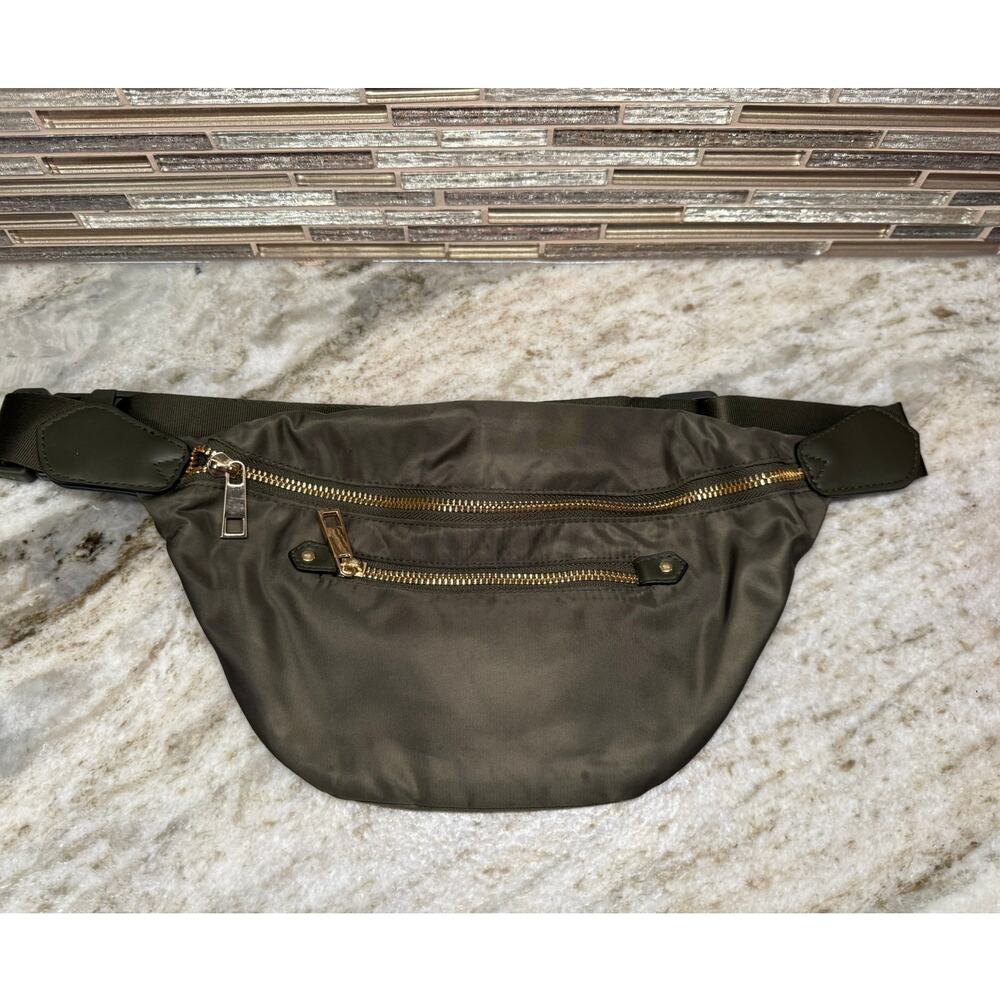 A New Day Olive Nylon Belt Bag Fanny Pack Target